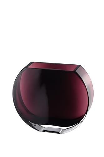 Glass - Vase - Amethyst - Round - 9.25" Long - Heavy Durable - Made in Europe - by Barski