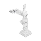 GLOGLOW Desktop Decorative Items Unique Design, Durable Material with AntiSlip Pad for Living Room, Office, Study Room Decor Sculpture Figurine, Nan (BS1055 medium white) - size: BS1055 medium white