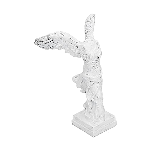 GLOGLOW Desktop Decorative Items Unique Design, Durable Material with AntiSlip Pad for Living Room, Office, Study Room Decor Sculpture Figurine, Nan (BS1055 medium white) - size: BS1055 medium white