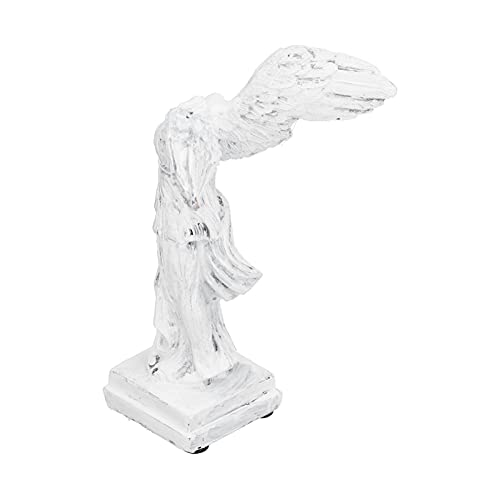 GLOGLOW Desktop Decorative Items Unique Design, Durable Material with AntiSlip Pad for Living Room, Office, Study Room Decor Sculpture Figurine, Nan (BS1057 small white) - size: BS1057 small white
