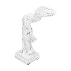 GLOGLOW Desktop Decorative Items Unique Design, Durable Material with AntiSlip Pad for Living Room, Office, Study Room Decor Sculpture Figurine, Nan (BS1057 small white) - size: BS1057 small white