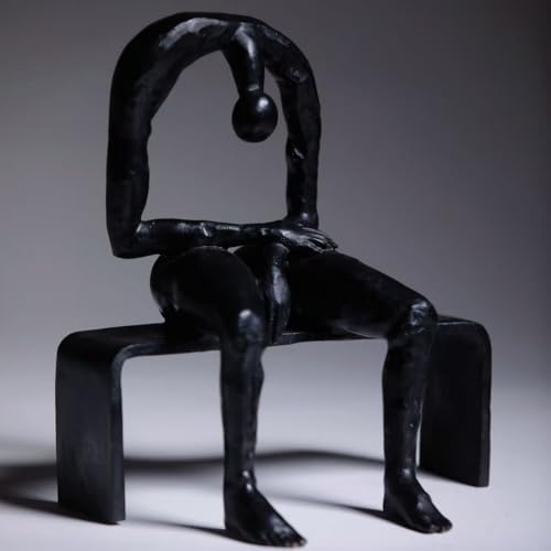 Grieving Bronze Statue The Thinker Statue Abstract Decor 8 inches high Home Decoration Sculpture