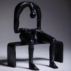 Grieving Bronze Statue The Thinker Statue Abstract Decor 8 inches high Home Decoration Sculpture