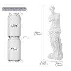 Venus de Milo Statue, 11 Inches Greek Goddess Aphrodite Resin Sculpture, Beautiful Roman Mythology Art Figurine Ornament for Home or Office Decor (Venus Sculpture) - style: Venus Sculpture
