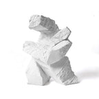 Statues for Home Decor, Tai Chi White Sculptures Home Decor Sumo Resin Figurine Abstract Art Unique for Living Room Office Shelf Side Table Entryway Decorations Eclectic Gamer Dancer Men Gifts