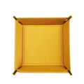 siduater Valet Tray Desktop Storage Organizer – Vegan Leather Catchall Tray Bedside Vanity Tray Nightstand Caddy Holder for Remote Controller, Watch, Keys, Phone, Wallet, Coin, Jewelry, Yellow - color: Yellow