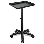 Salon Tray, Salon Rolling Tray with Adjustable Height, Salon Color Tray, Salon Tray on Wheels, Suitable for Tattoo Tray&Dentist Tray Use Black - color: Black