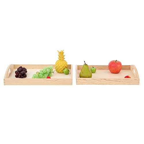Make Market 13" Wooden Tray, 6 Pack
