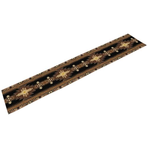 Aztec Table Runner Southwestern Native Vintage Geometric Pattern Table Runner Retro Country Table Dinner Decoration 13x60 Inch - color: Aztec-6, size: W13x60L