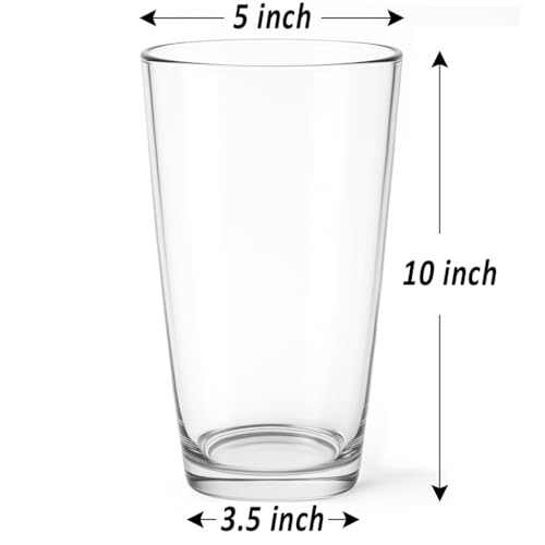 CYS EXCEL 10" Clear Glass Cylinder Vase Taper Down Flower Vase with 5" Wide Opening Elegant Centerpiece for Weddings, Events, and Home Décor - size: 10"H x 5"O x 3.5"B