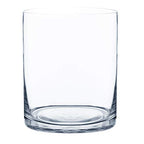 Royal Imports Flower Glass Vase Decorative Centerpiece for Home or Wedding - Cylinder Shape (5" Wide x 6" Tall, Clear) - size: 5" wide x 6" tall