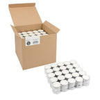 Stonebriar 100 Pack Unscented 8 Hour Extended Burn Time Tea Light Candles, White, 100 Count