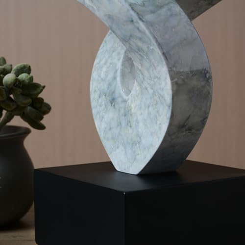Modern Home Decor Abstract Arts Sculpture Table Bookshelf Decoration for Living Dining Room Bedroom Resin Statue 14.6inch