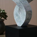 Modern Home Decor Abstract Arts Sculpture Table Bookshelf Decoration for Living Dining Room Bedroom Resin Statue 14.6inch
