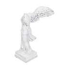 GLOGLOW Desktop Decorative Items Unique Design, Durable Material with AntiSlip Pad for Living Room, Office, Study Room Decor Sculpture Figurine, Nan (BS1055 medium white) - size: BS1055 medium white