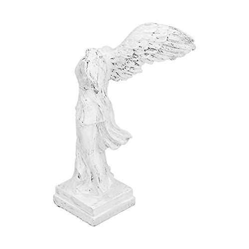 GLOGLOW Desktop Decorative Items Unique Design, Durable Material with AntiSlip Pad for Living Room, Office, Study Room Decor Sculpture Figurine, Nan (BS1055 medium white) - size: BS1055 medium white