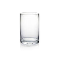 WGVI Quality Thick Weighted Clear Cylinder Glass Vases, 4" W x 6" H, Flower Arrangement Glass Candle Holders Wedding Centerpieces Terrarium Planter Floral Storage Container Pen Brush Holder, 1 Piece - size: 4"x6"H