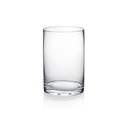 WGVI Quality Thick Weighted Clear Cylinder Glass Vases, 4" W x 6" H, Flower Arrangement Glass Candle Holders Wedding Centerpieces Terrarium Planter Floral Storage Container Pen Brush Holder, 1 Piece - size: 4"x6"H