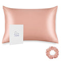 ALASKA BEAR Natural Silk Pillowcase, Hypoallergenic, 19 Momme, 600 Thread Count 100 Percent Mulberry Silk, Queen Size with Hidden Zipper (1, Dusty Pink) - color: Dusty Pink, size: Queen 20''x30''
