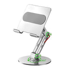 for iPad Stand Holder Adjustable Tablet Stand for Desk ，360 Rotating Metal Mount for 4-13 inch Devices, Compatible with iPad iPhone Tablet Kindle TAB Surface/Switch Holder for Desk