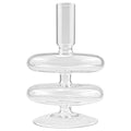 Clear Taper Candle Holders Glass Candle Stick Holder Modern Candle Holders for Tapered Candlesticks Wedding Reception Centerpieces Christmas（Transparent） - color: Color 4