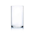 WGV Cylinder Vase, Width 7", Height 12", Clear Wide Large Diameter Flower Glassware, Floral Container, Planter Terrarium for Wedding Party Event, Home Accent Decor, 1 Piece - size: 7"x12"H