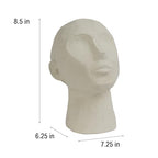 Abstract Decor Sculptures Home Decor - Resin Thinker Human Head Statue Shelf Decorations Bust Statues for Living Room Office Table Art Decor Accents 7.25 * 6.25 * 8.5 Inch