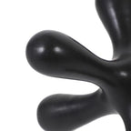 Abstract Sculpture Wear-Resistant Art Decor Black Minimalist Geometric Home Accent Modern Household Craft Decoration for Living Room and Office Display
