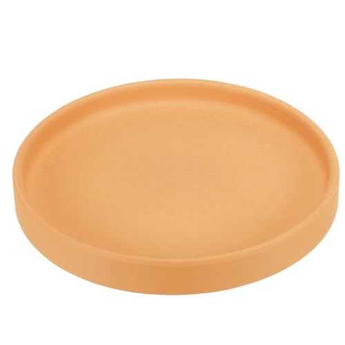 PATIKIL 6 Inch Round Ceramic Plant Saucer, Plant Saucer Tray Flower Planter Drip Tray for Indoors Outdoors Patio Balcony, Terracotta - color: Terracotta