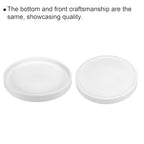 PATIKIL 6 Inch Round Ceramic Plant Saucer, Plant Saucer Tray Flower Planter Drip Tray for Indoors Outdoors Patio Balcony, White - color: White