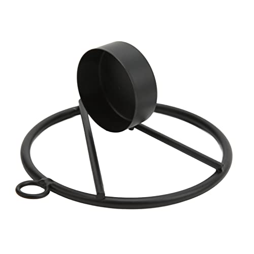 Metal Tea Light Holder, Modern Minimalist Round Candle Stand with Sturdy Base, for Home Office Table Decoration and Gift, 10 x 4cm