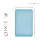 KitchenAid 10x15in Nonstick Aluminized Steel Baking Sheet, Mineral Water - color: Mineral Water, size: 10 x 15 Inch