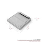 Oirlv Microfiber Jewelry Display Storage Tray Modular Jewelry Display Tray - style: P13507