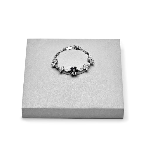 Oirlv Microfiber Jewelry Display Tray Necklace Display Stand Tangling-Free Modular Jewelry Tray - style: P13516
