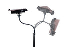 Gooseneck Floor Stand – CTA’s Compact, Adjustable Gooseneck with Swivel Casters for iPad 7th/ 8th/ 9th Gen 10.2”, iPad Air 4, 12.9”, Surface Pro, Zebra & Other 7-13” Tablets (PAD-CGS) - style: Cradle