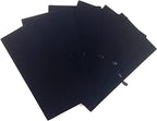 888 Display USA Black Velour Jewelry Pads 5 Pack - Organizer for Jewelry Trays - color: Black