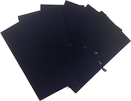 888 Display USA Black Velour Jewelry Pads 5 Pack - Organizer for Jewelry Trays - color: Black