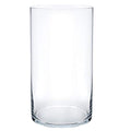 Royal Imports Flower Glass Vase Decorative Centerpiece for Home or Wedding - Cylinder Shape, 10" Tall, 5" Opening, Clear - size: 5" wide x 10" tall