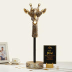 Dad Gifts from Daughter Son Wife, Exquisite Handmade Giraffe Dad Father's Day Birthday Gifts, Funny Cute Animal Gift for Dads, I Love You Papa Gift Idea, Unique Giraffe Bookshelf Decor for Dear Dads - style: TO MY DEAR DAD