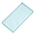 Pro Nail Art Painting Color Toning Glass Board Makeup Palette Eyelash Extension Adhesive Glue Pallet Glass Palette Stand（2 x 4 Inch ）