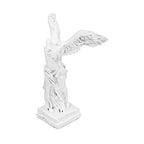 GLOGLOW Desktop Decorative Items Unique Design, Durable Material with AntiSlip Pad for Living Room, Office, Study Room Decor Sculpture Figurine, Nan (BS1057 small white) - size: BS1057 small white