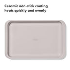 OXO Good Grips Non-Stick Pro Ceramic Coated Metal Bakeware Jelly Roll Pan – Biscuit - color: Biscuit, size: Jelly Roll Pan