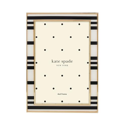 kate spade new york 897449 Sitting Pretty 4x6 Stripe Frame - style: Frame, 4x6 (Stripe)