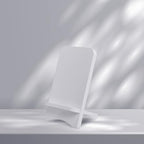 Cell Phone Stands, Desktop Stand, Luxury Nature Wood Simple Phone Stand, Compatible with iPhone & All Cell Phones, Ultra-Stable, Portable & Non-Slip Design, 2 Pieces, White - color: White