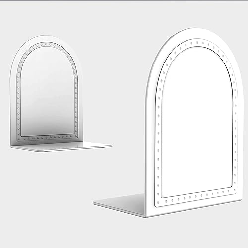 Bookends Metal Book Ends Universal Economy Bookends - color: White, size: 1 pair