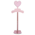 Alipis Child T Shirt Display: Wood Stand Shirt Rack - Portable Hanging Black - Baby Clothes Hanger Rack for Clothing Garment Retail Vendor - color: Pink