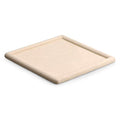 Oirlv Top Microfiber Jewelry Tray Square Nightstand Organizer Rings Earrings Necklace Trinket Storage Tray Showcase Jewelry Display (Beige) - color: Beige