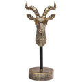 Handcrafted Resin Sculpture (Antelope)- Modern Home Decor Accent, Trending Living Room & Office Decor, Elegant Tabletop & Shelf Decor for Desk, Bookshelf, Nightstand - Unique Gift Idea - style: Antelope