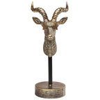 Handcrafted Resin Sculpture (Antelope)- Modern Home Decor Accent, Trending Living Room & Office Decor, Elegant Tabletop & Shelf Decor for Desk, Bookshelf, Nightstand - Unique Gift Idea - style: Antelope