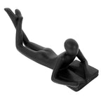 Abstract Resin Thinker Statue Modern Minimalist Home Decor for Living Room and Office Creative Desktop Decoration Sculpture for Book Lovers